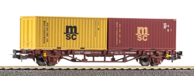 PIKO 27750 - H0 - Containertragwagen MSC, FS, Ep. V